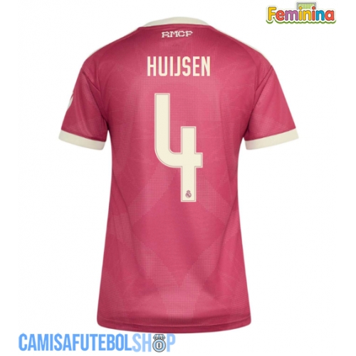 Camisa de time de futebol Real Madrid Dean Huijsen #4 Replicas 3º Equipamento Feminina 2026-27 Manga Curta
